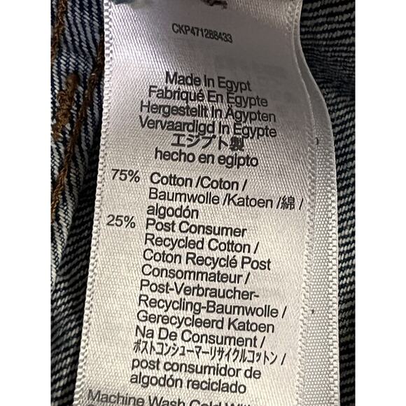 Madewell Relaxed Denim Shorts Womens Plus size 24W Cutoff Blue Jean Mid Rise NEW - Picture 6 of 12